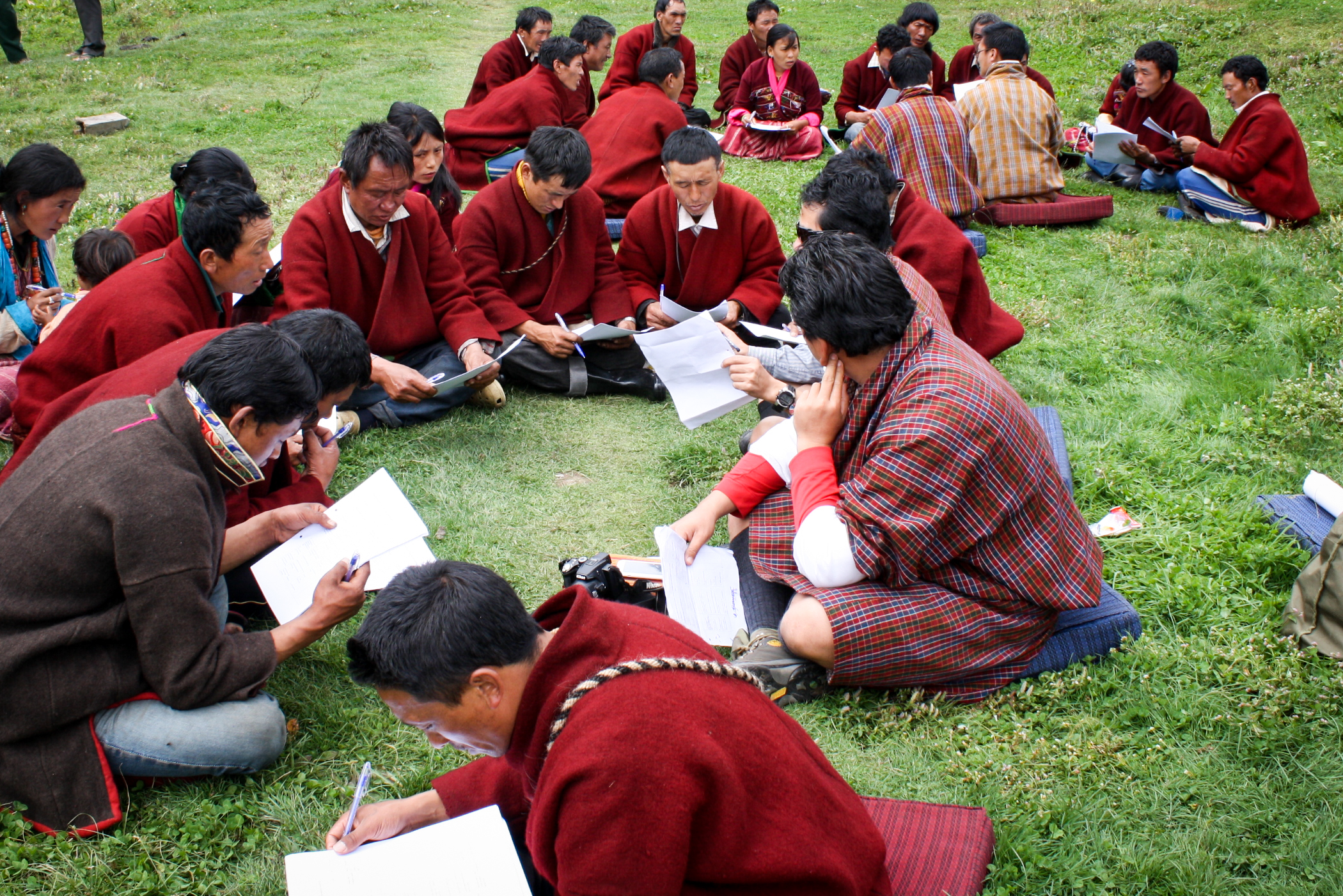 At the Gamri Watershed in Trashigang Dzongkhag, Bhutan, community-led projects worked to strengthen local actors’ resilience. Photo: © UNDP GEF Small Grants Programme/2019  
